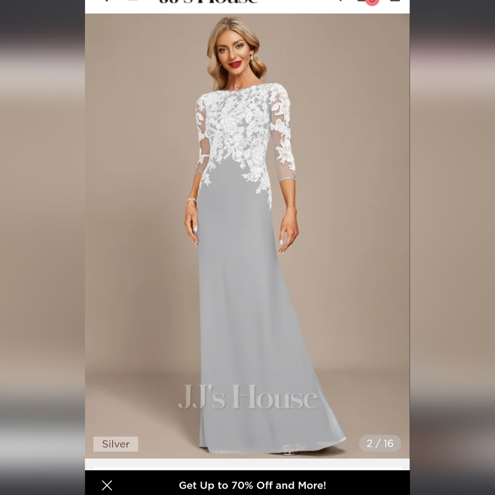 Silver dress